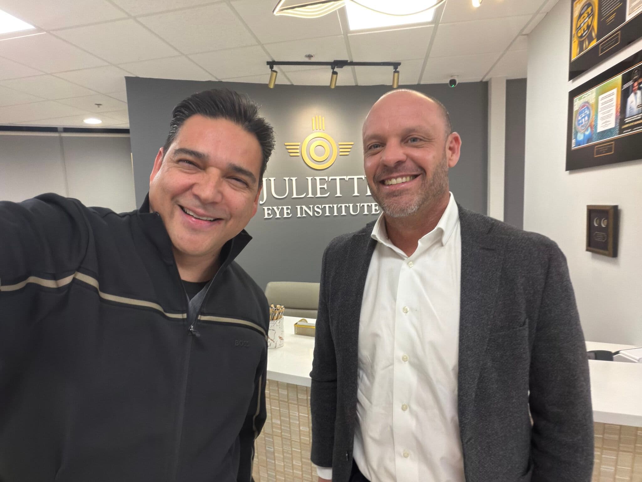 Kade with Dr. Melendez